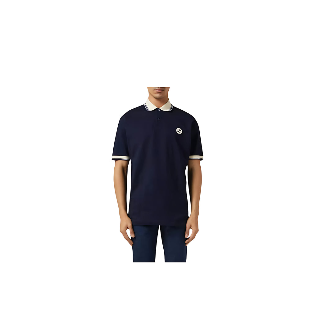 Gucci Interlocking G Polo Shirt schwarz Herren