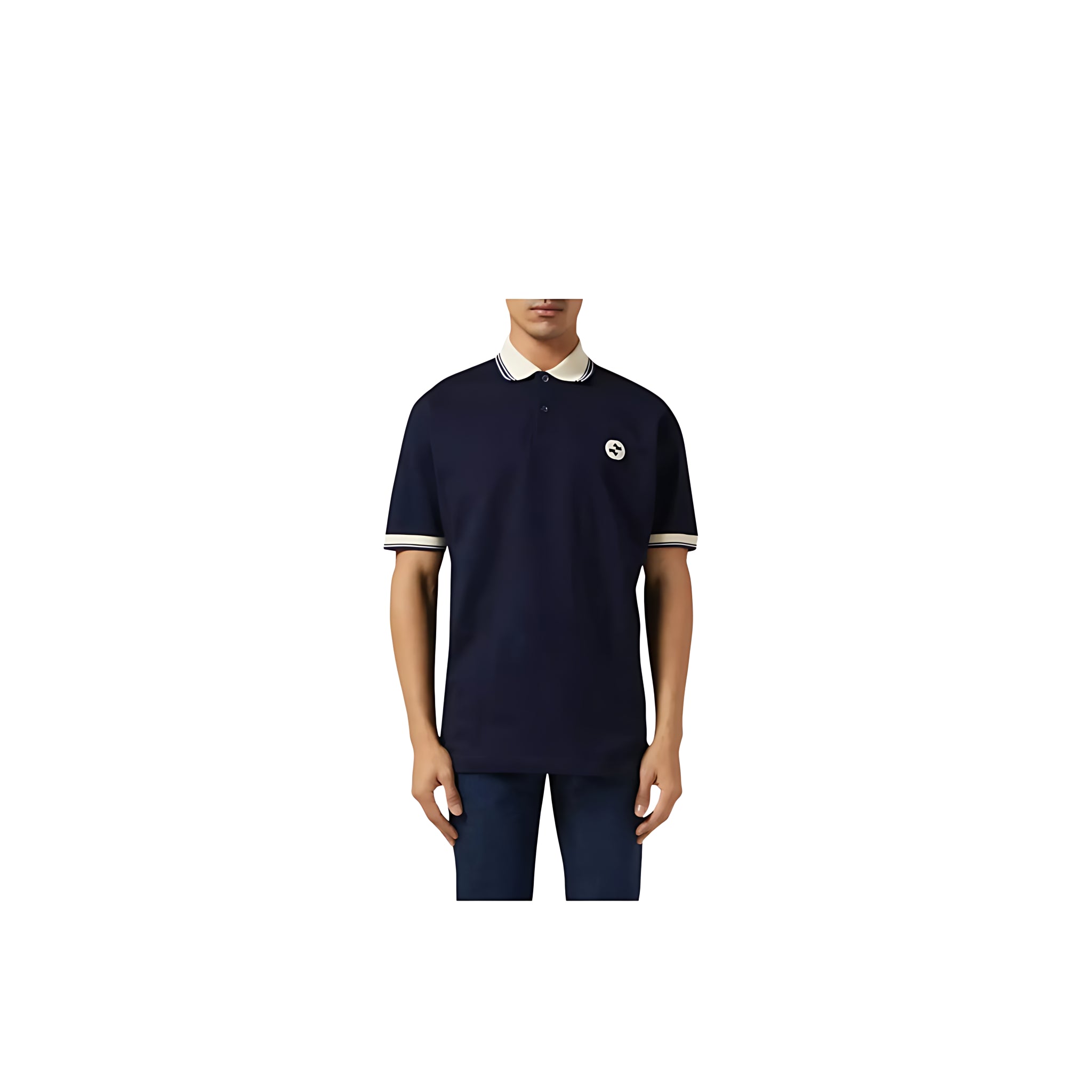 Gucci Interlocking G Polo Shirt schwarz Herren