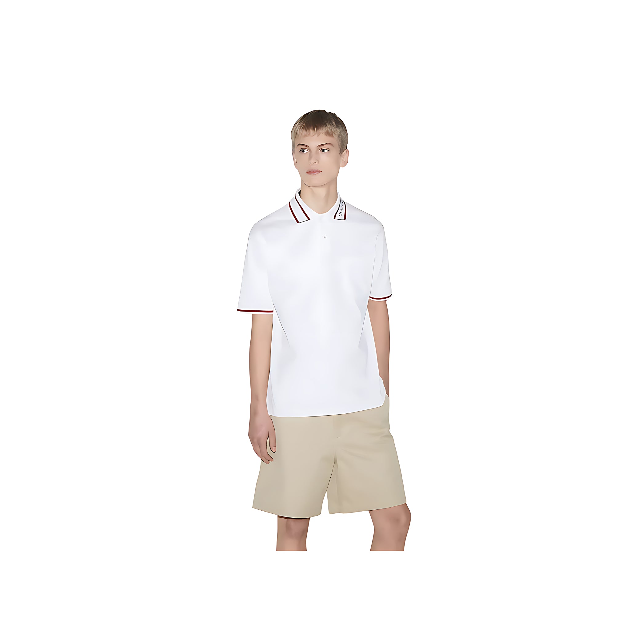 Gucci Polo Shirt aus Baumwolle Weiß Herren