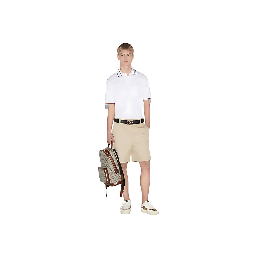 Gucci Polo Shirt aus Baumwolle Weiß Herren