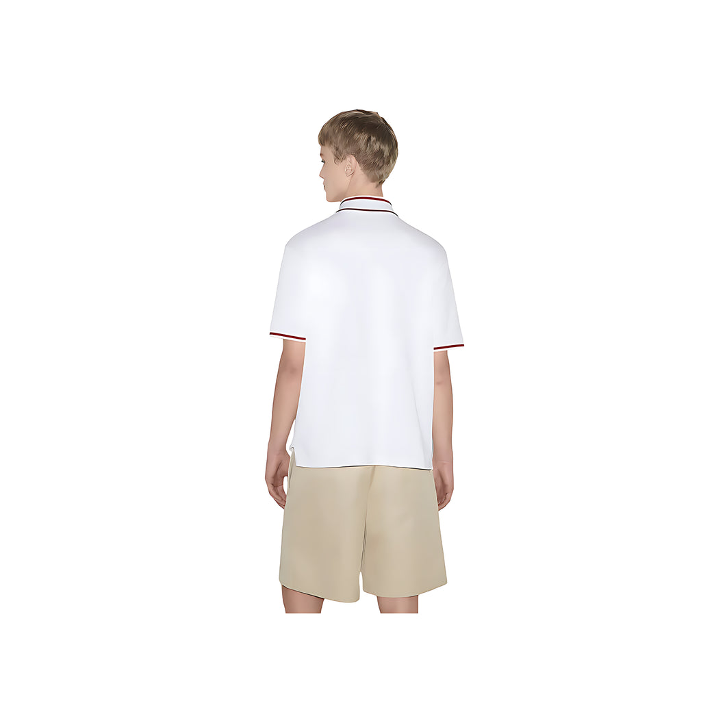 Gucci Polo Shirt aus Baumwolle Weiß Herren