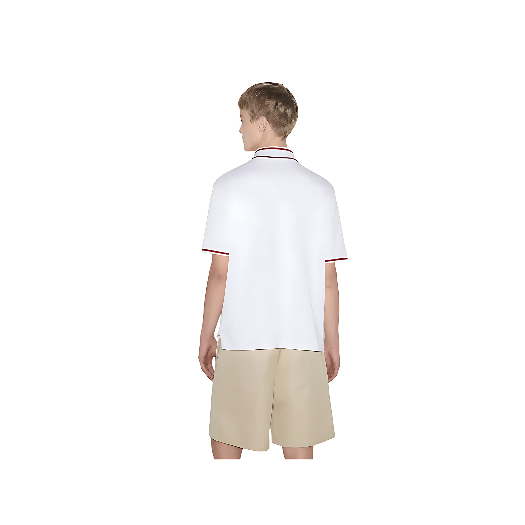 Gucci Polo Shirt aus Baumwolle Weiß Herren