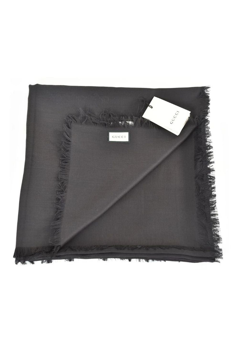 Gucci Schal Tuch GG Guccissima Muster Schwarz