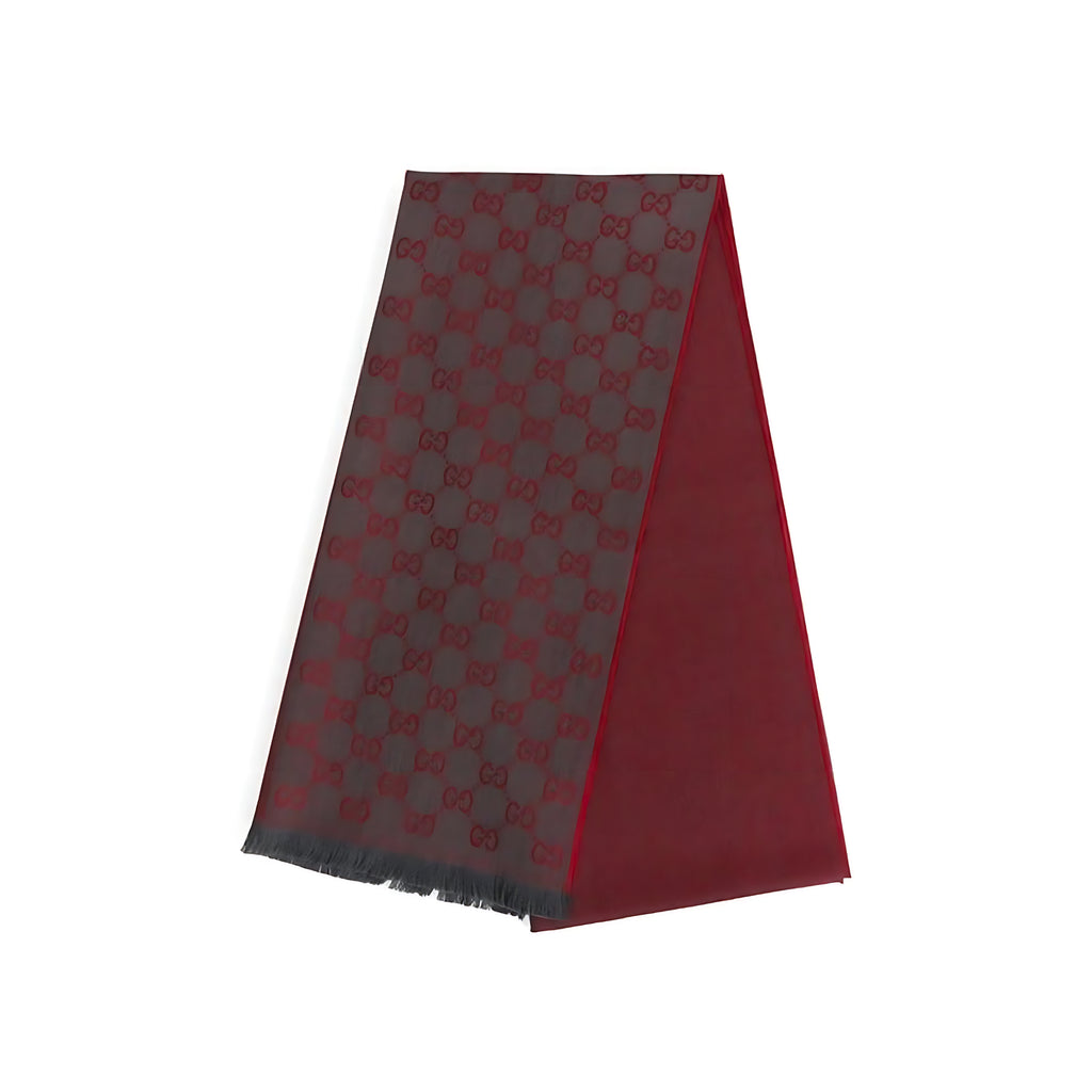 Gucci Schal Bordeauxrot