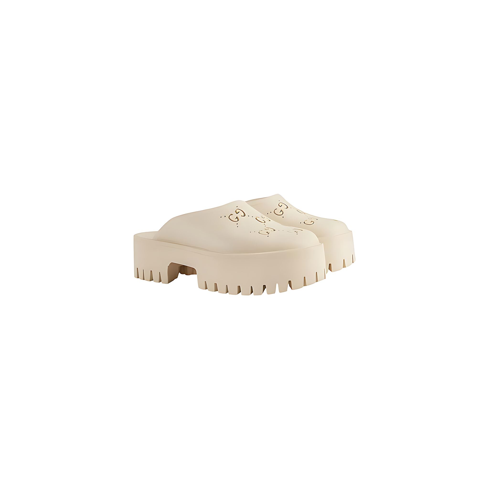 Gucci Platform Sandalen Damen in Beige