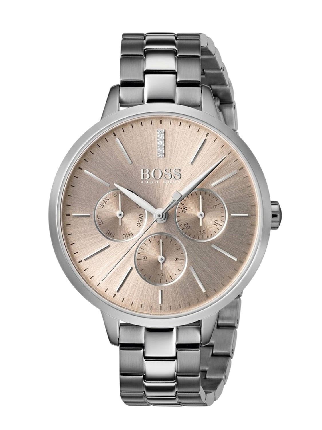 Hugo Boss Symphony Damenuhr HB1502421 silber roségold