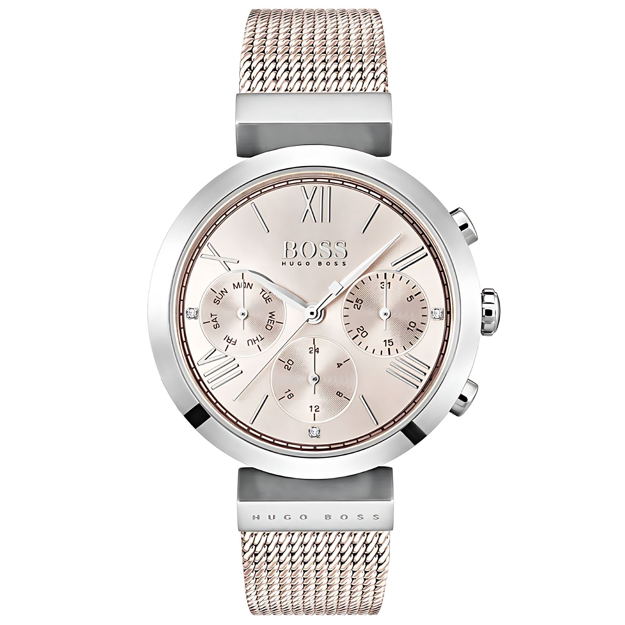 Hugo Boss Damenuhr Edelstahl silber