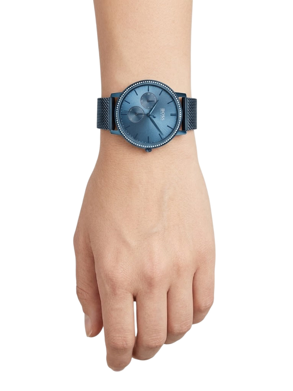 Hugo Boss Infinity Damenuhr HB1502518 Blau Edelstahl