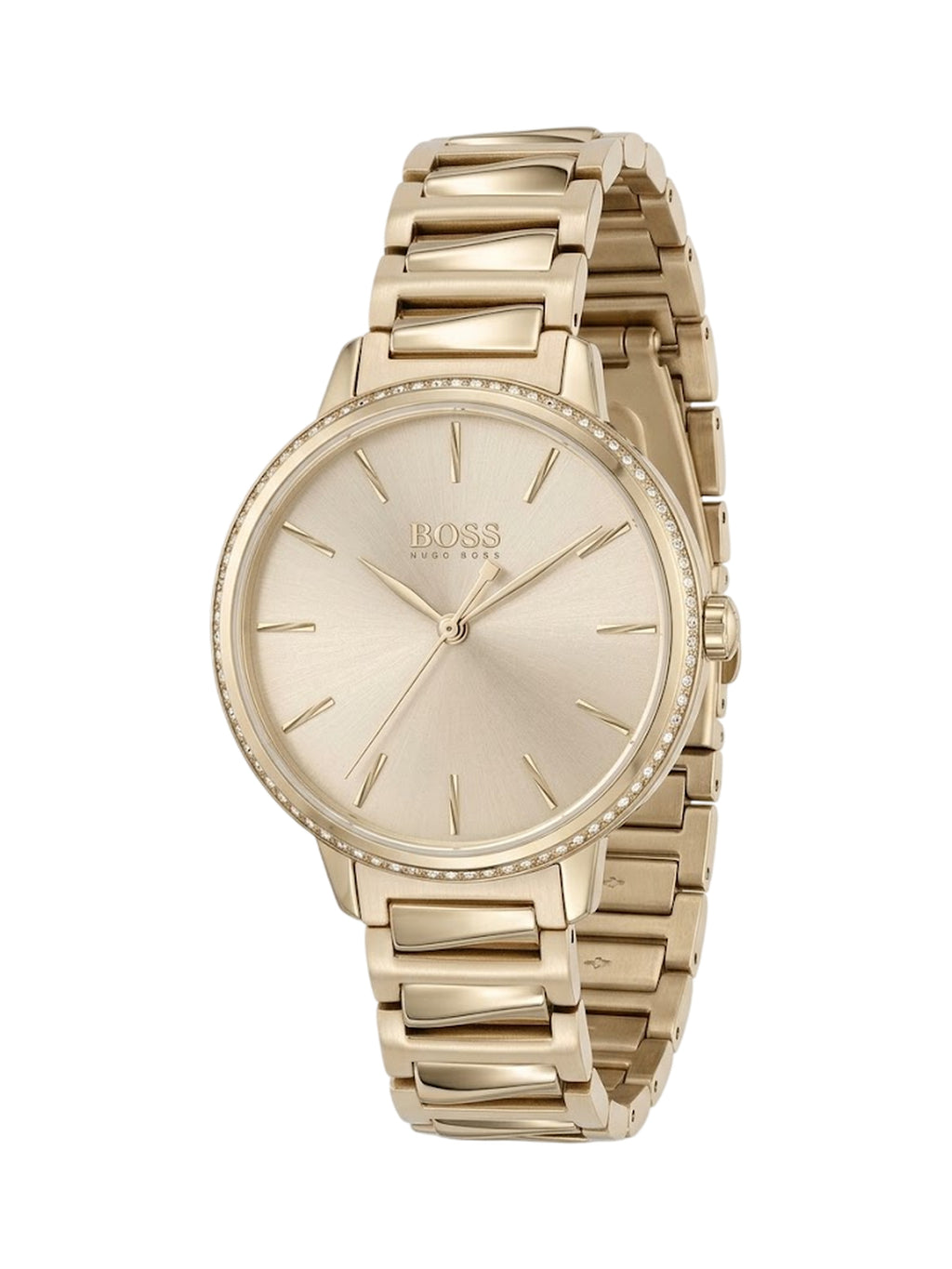 Hugo Boss Signature Damenuhr HB1502540 Champagnerfarben