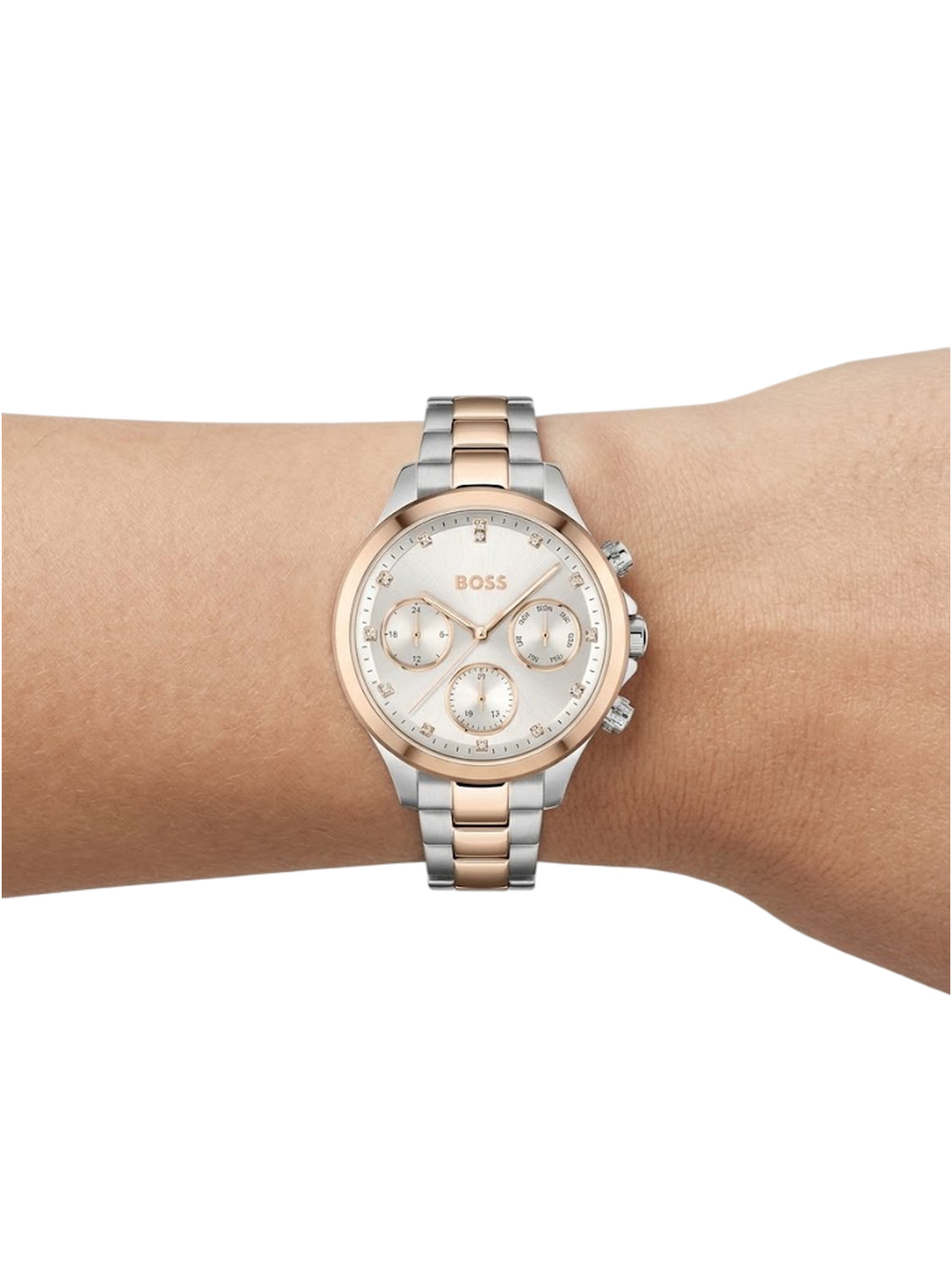 Hugo Boss Hera Damenuhr Bicolor Edelstahl HB1502564