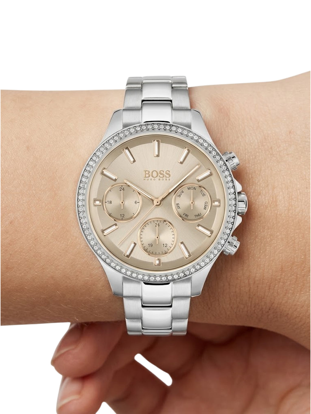 Hugo Boss Hera Damenuhr Silber Edelstahl HB1502565