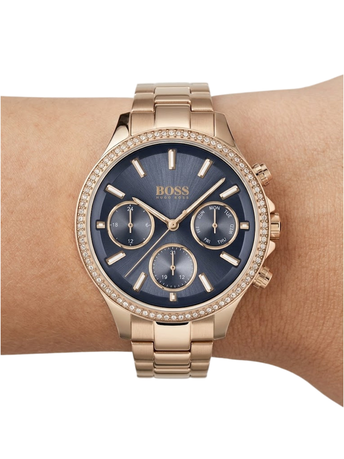 Hugo Boss Hera Damenuhr champagnerfarben HB1502566