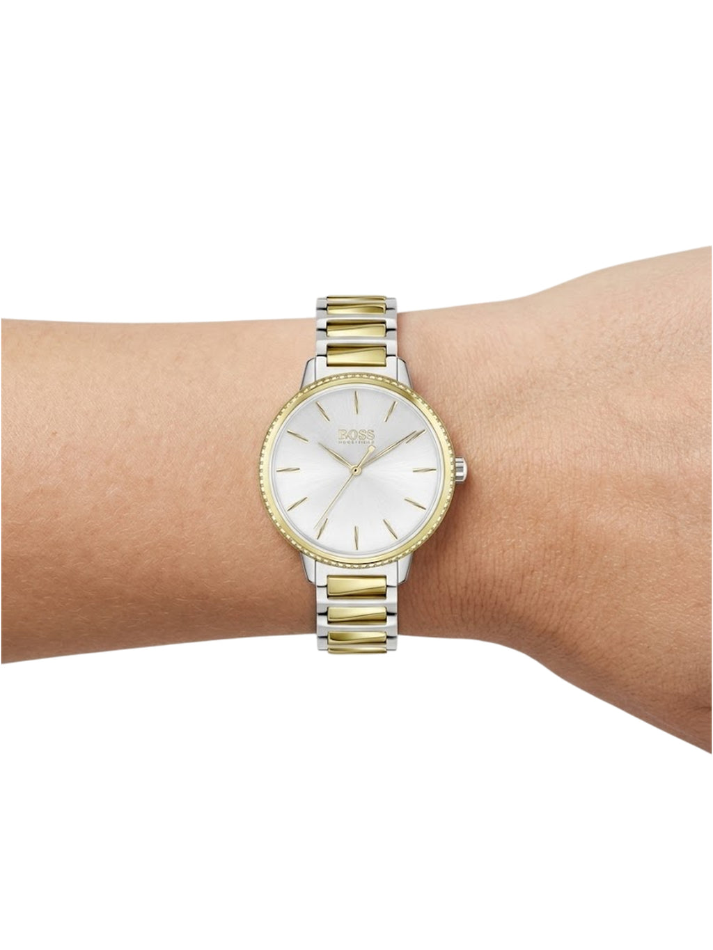 Hugo Boss Signature Damenuhr HB1502568 bicolor Edelstahl