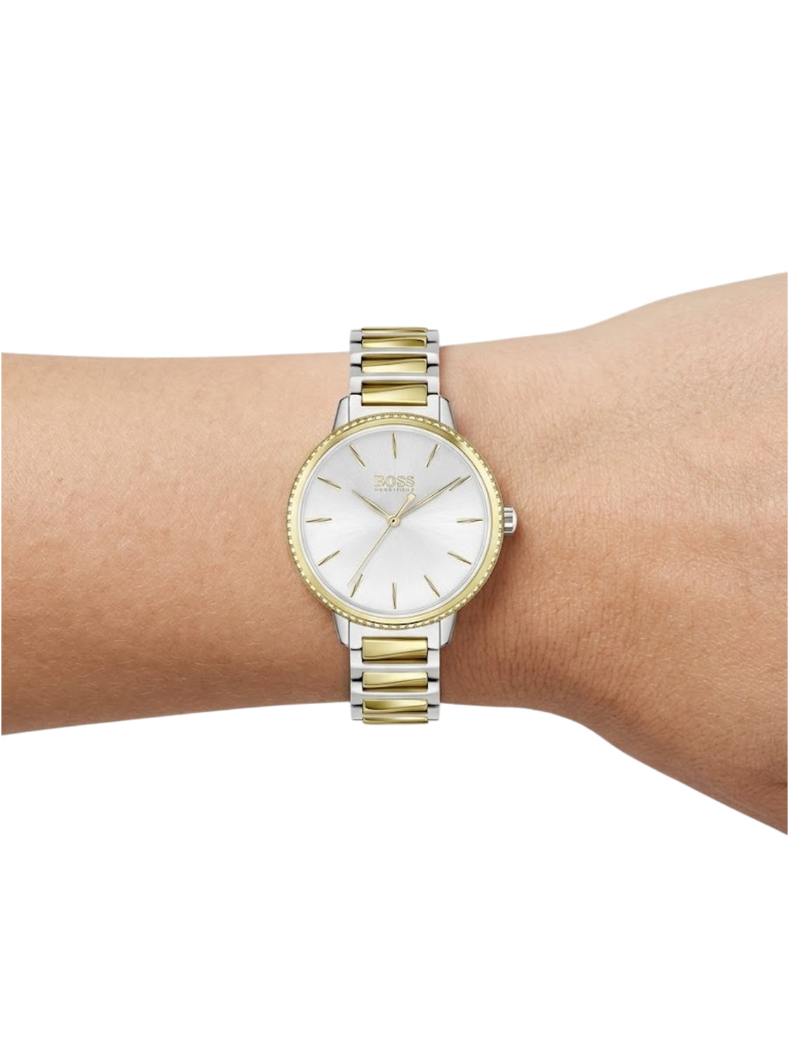 Hugo Boss Signature Damenuhr HB1502568 bicolor Edelstahl