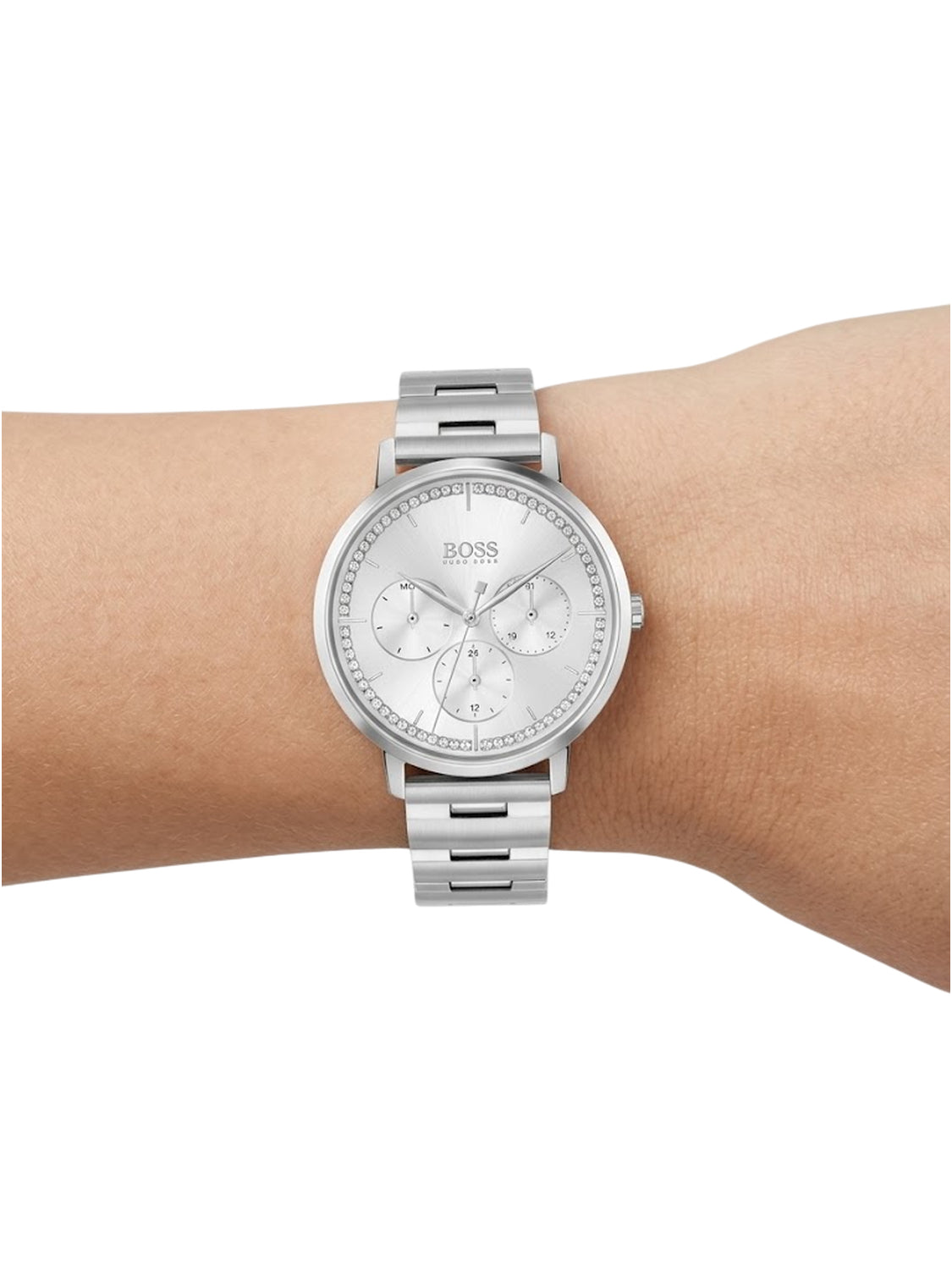 Hugo Boss Prima Damenuhr Silber Edelstahl HB1502570
