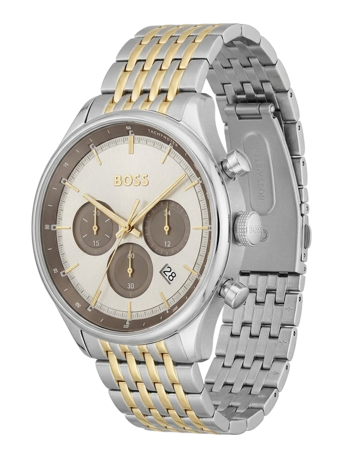 Hugo Boss Gregor Herrenuhr Chronograph bicolor HB1514053