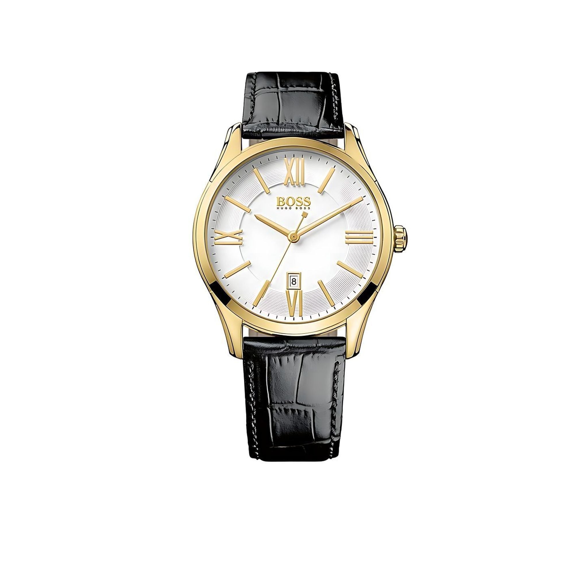 Hugo Boss Armbanduhr Classic Model HB1513020 mit Lederarmband