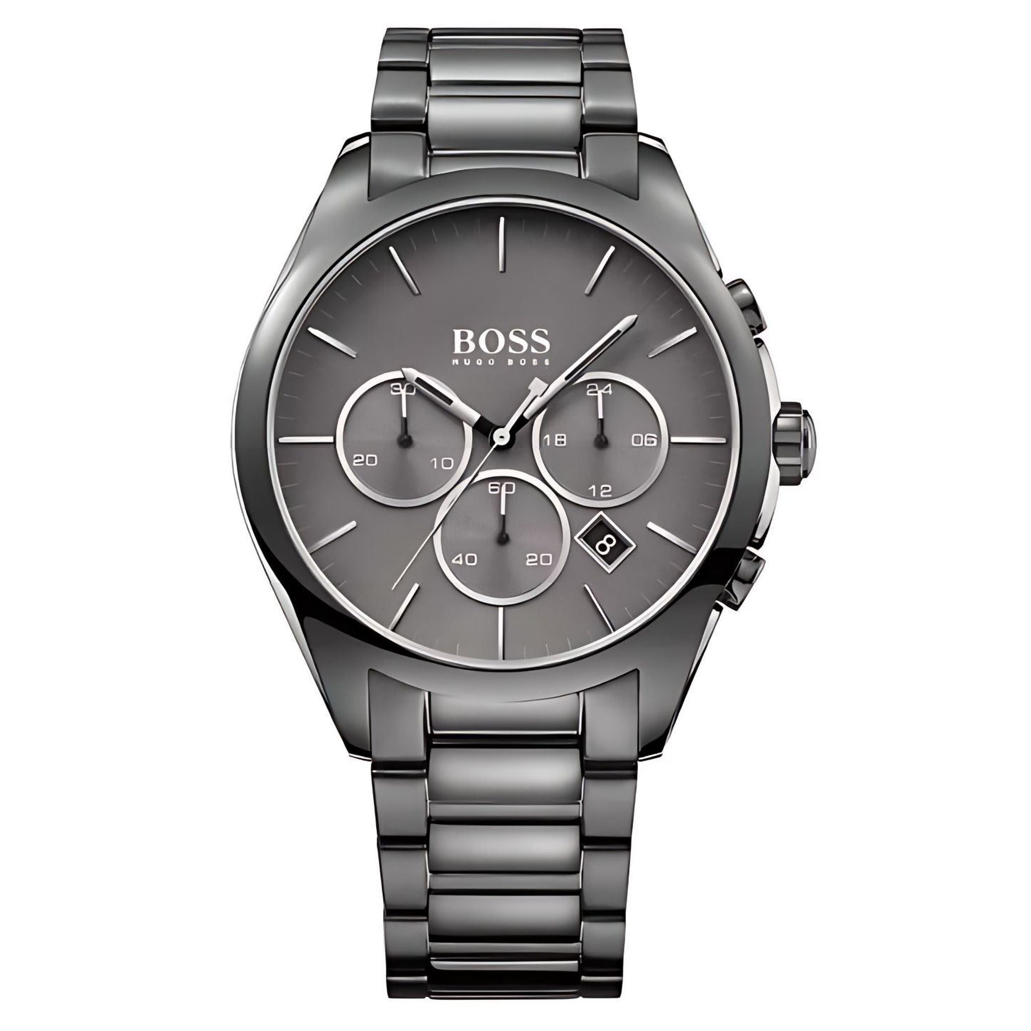 Hugo Boss Onyx Herrenuhr aus Edelstahl Model HB1513364