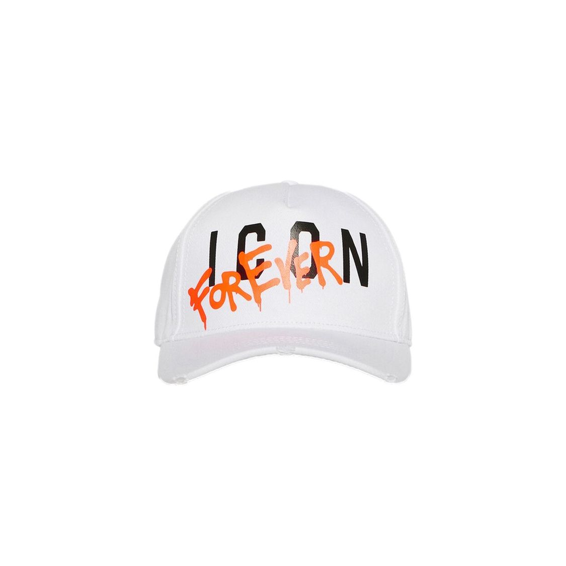 Dsquared2 Icon Forever Baseball Cap aus Baumwolle Weiß