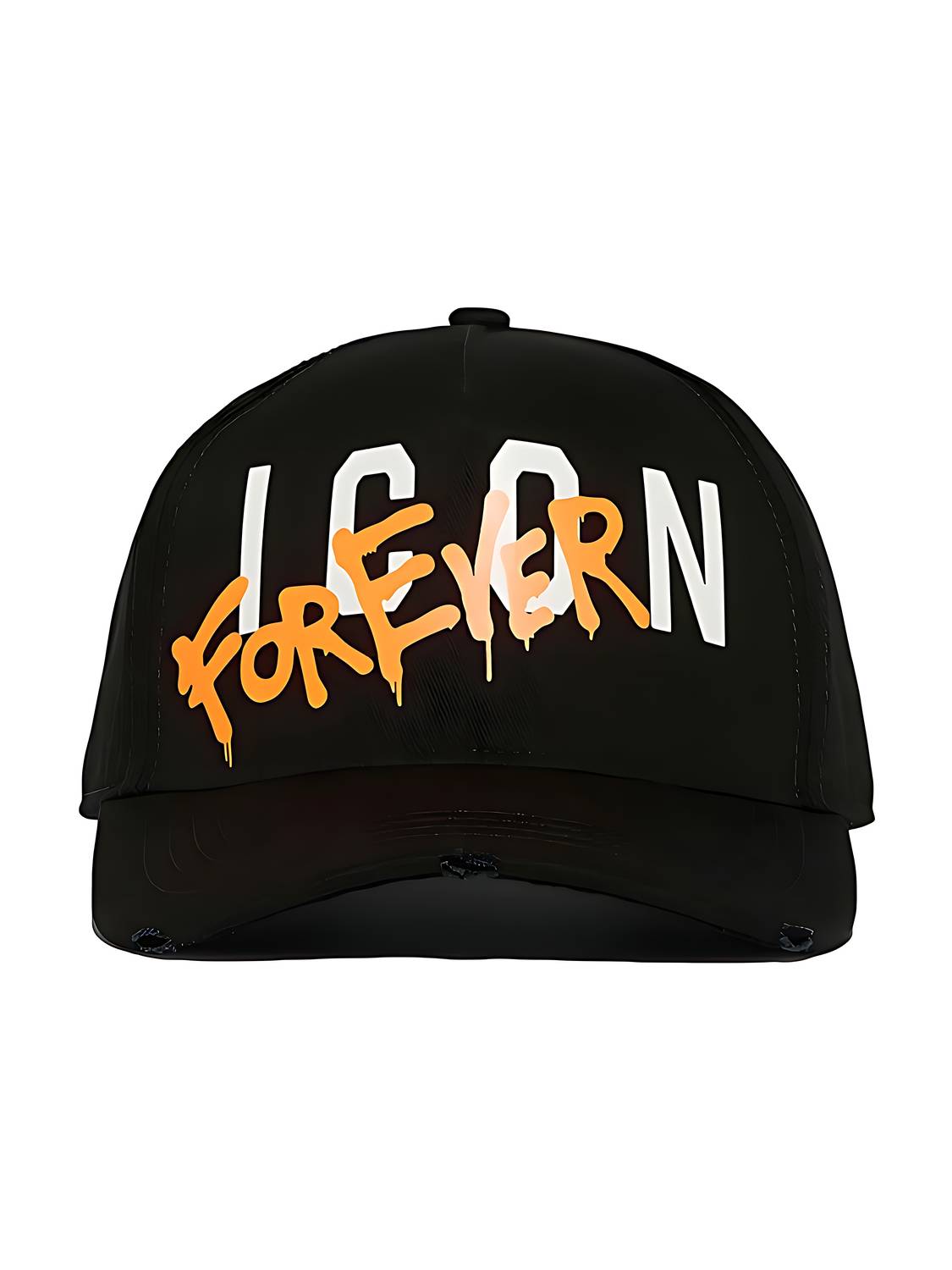 Dsquared2 Icon Forever Baseball Cap aus Baumwolle Schwarz