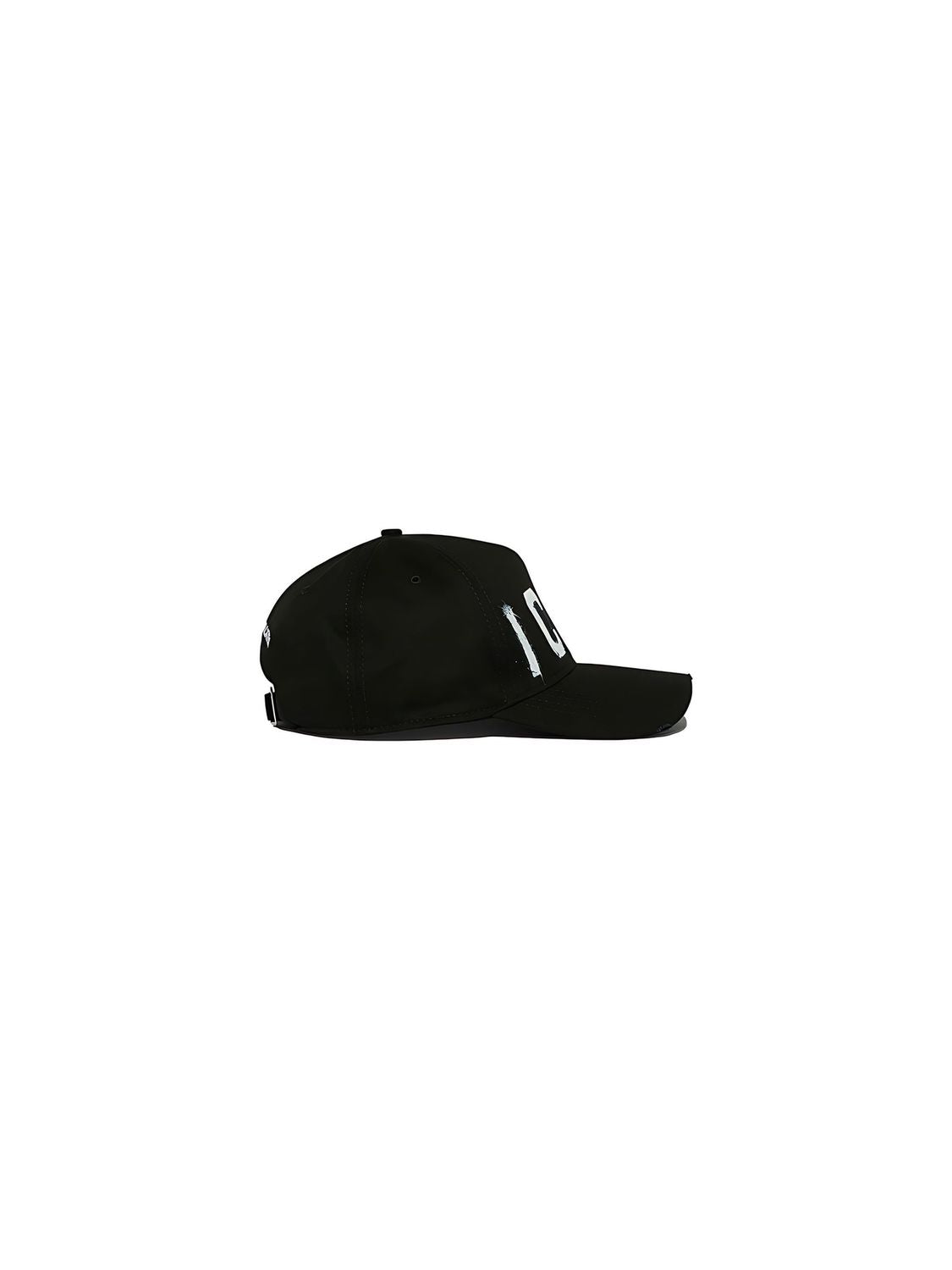 Dsquared2 Icon Spray Baseball Cap aus Baumwolle Schwarz