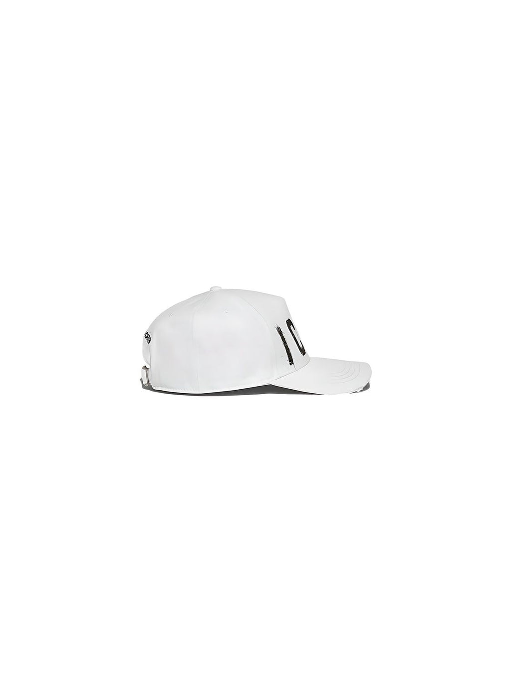 Dsquared2 Icon Spray Unisex Baseball Cap aus Baumwolle Weiß