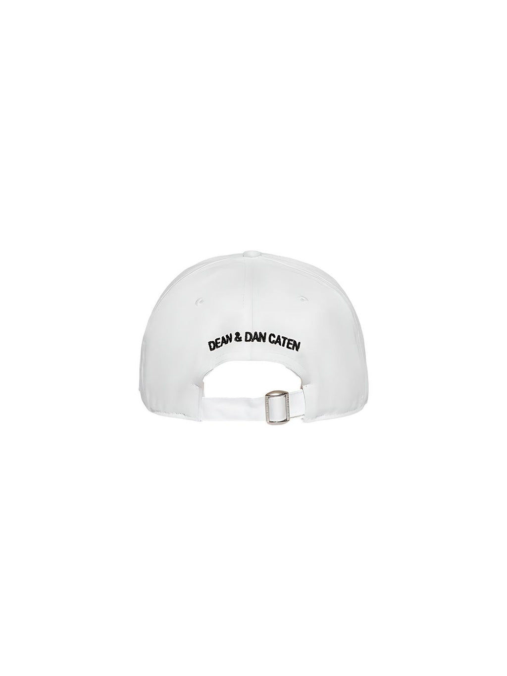 Dsquared2 Icon Spray Unisex Baseball Cap aus Baumwolle Weiß