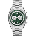 Emporio Armani Chronograph Edelstahl Silber AR11637