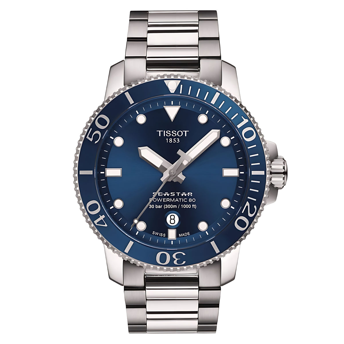 Tissot Seastar 1000 Powermatic 80 Blau