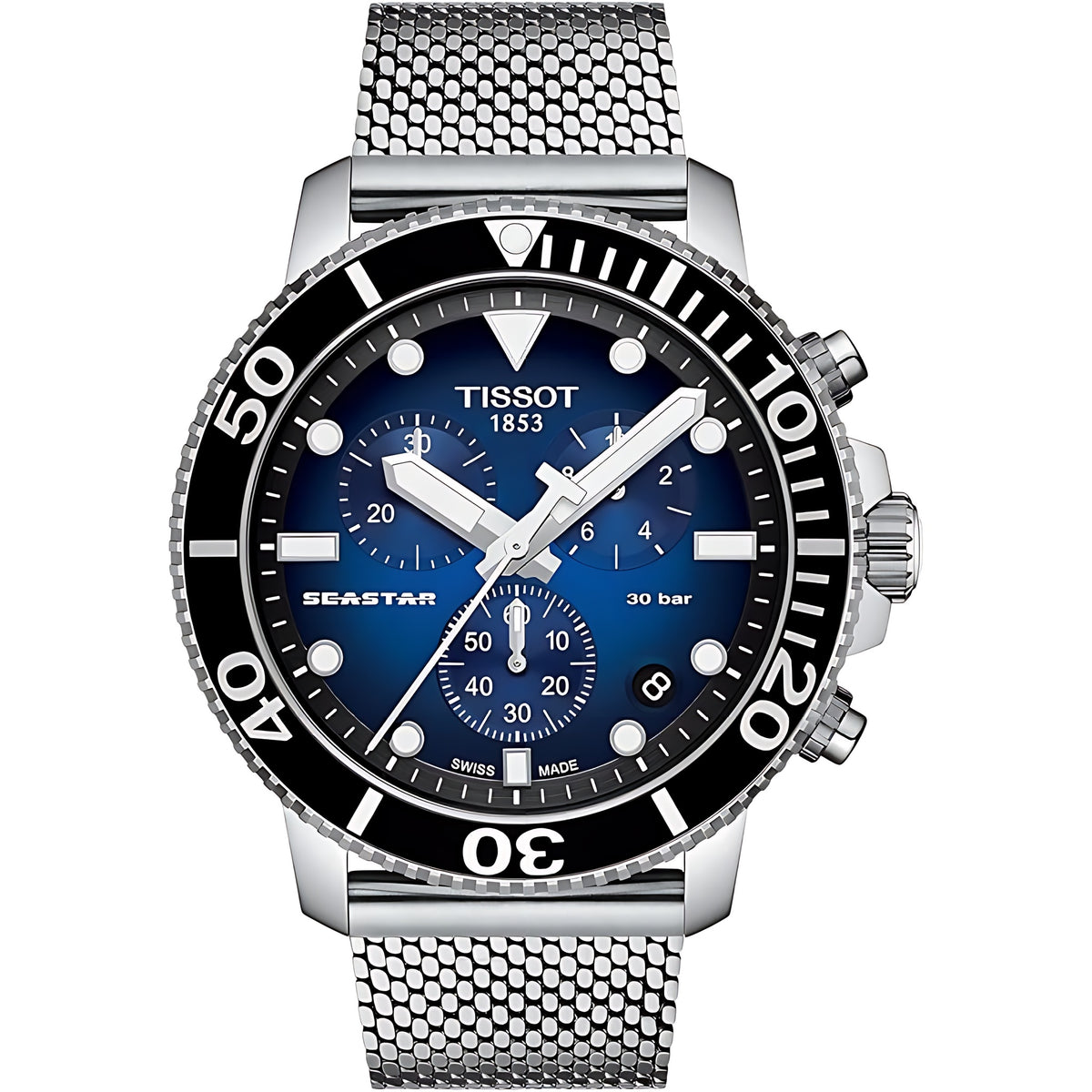 Tissot Seastar 1000 Chronograph Blau Edelstahl T120.417.11.041.02