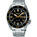 Seiko 5 Sports Automatik Schwarz Gold Edelstahl SRPK99K1