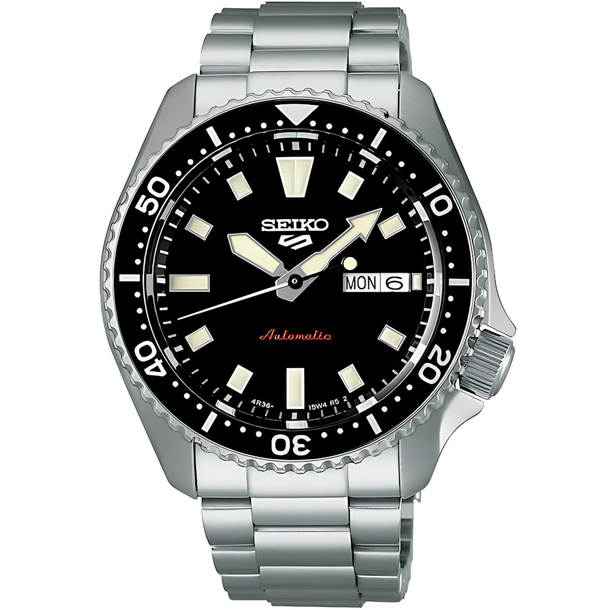 Seiko 5 Sports SKX Series Automatik Schwarz Edelstahl SRPL85K1