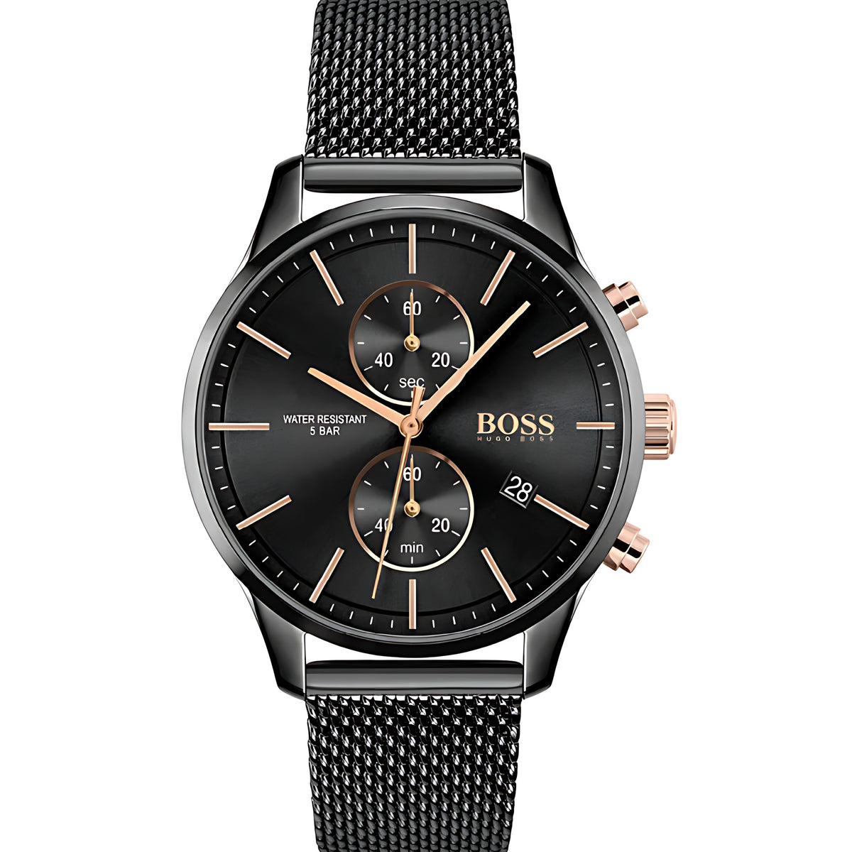 Hugo Boss Associate Chronograph Schwarz Edelstahl HB1513811