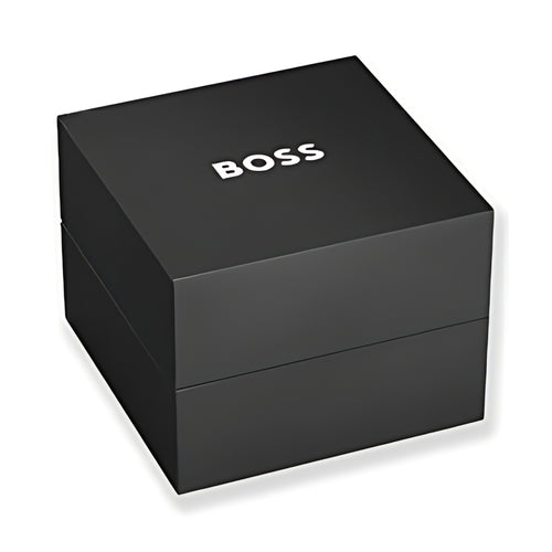 Boss Navigator Herren Chronograph Braun Grau Leder HB1513494