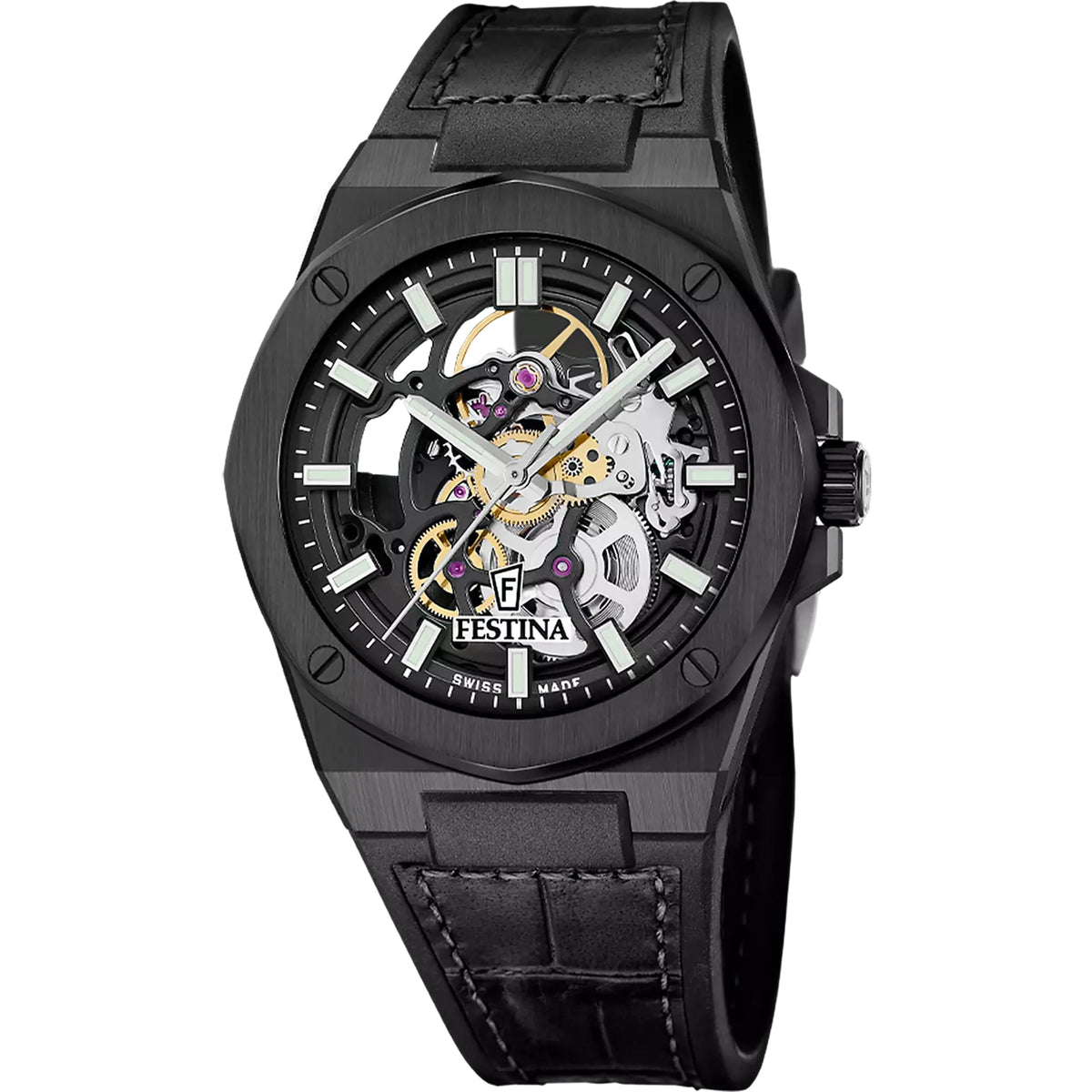 Herrenuhr Festina Swiss Made Automatik F22015