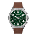 Fossil Brox Multifunction Brown Leather Watch