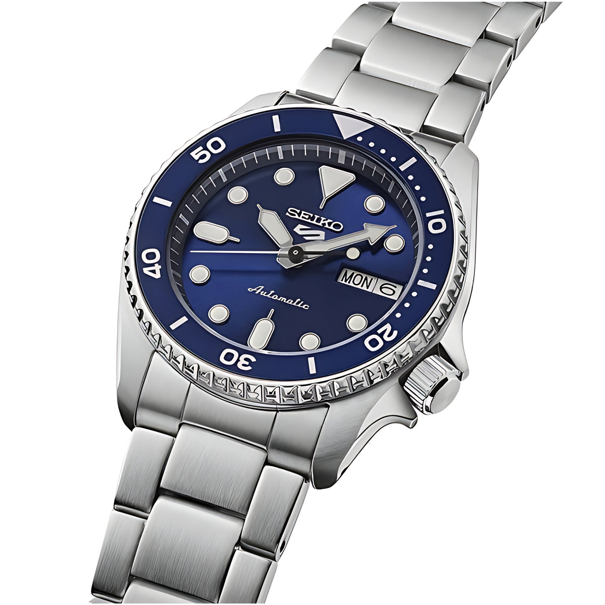 Seiko 5 Sports SKX Series Street Denim Automatik Blau Edelstahl SRPL77K1