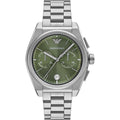 Emporio Armani Herrenuhr Grün Silber AR11640