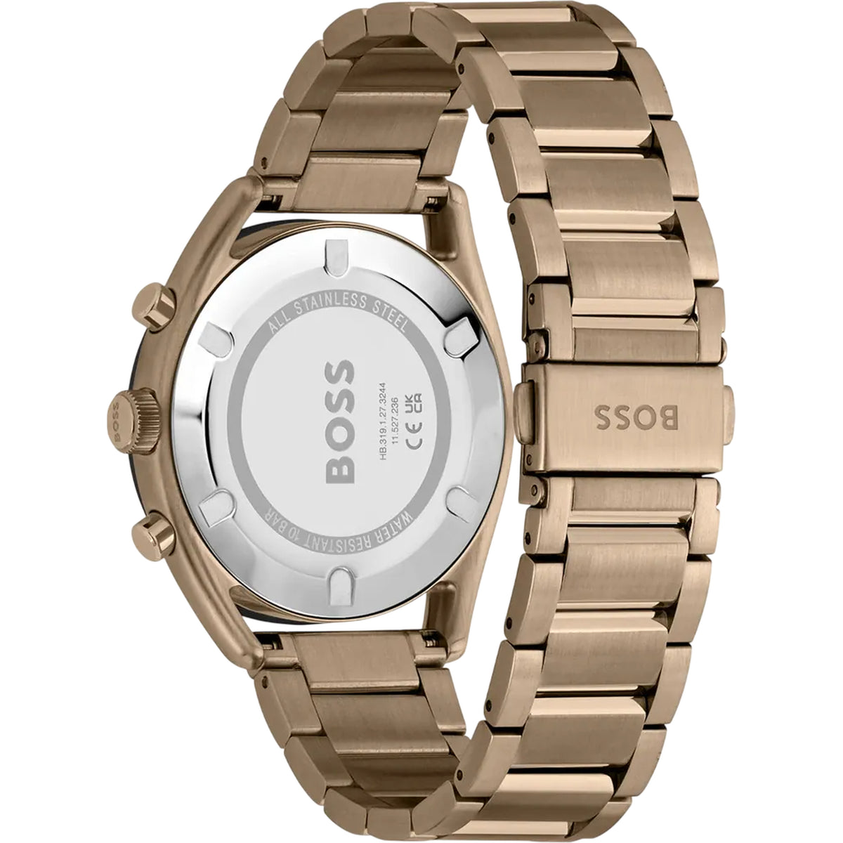 Hugo Boss Top Chronograph Gold Edelstahl Grün HB1514094
