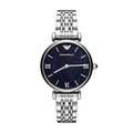 Emporio Armani Damen-Uhr aus silberfarbenem Edelstahl AR11091