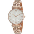 Emporio Armani Damen-Uhr aus roségoldfarbenem Edelstahl AR11110