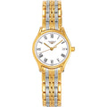Longines Lyre Quarz-Herrenuhr Weiß Edelstahl 38,5 mm