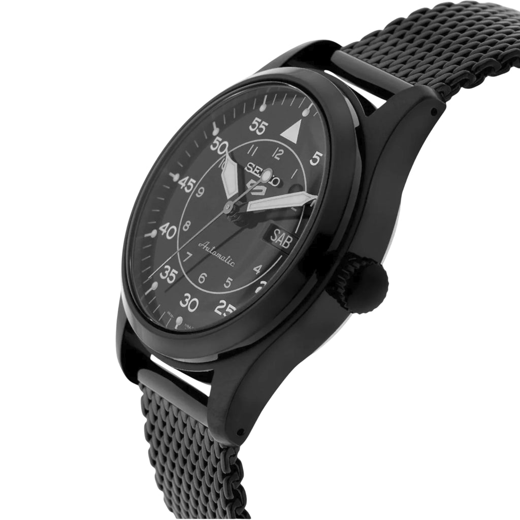 Seiko 5 Sports Field Automatik Schwarz Edelstahl SRPH25K1