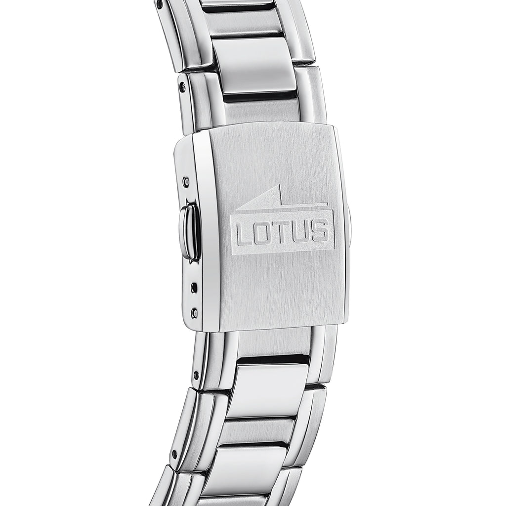 Lotus Acero Clasico Herrenuhr Weiß Edelstahl 18645/1