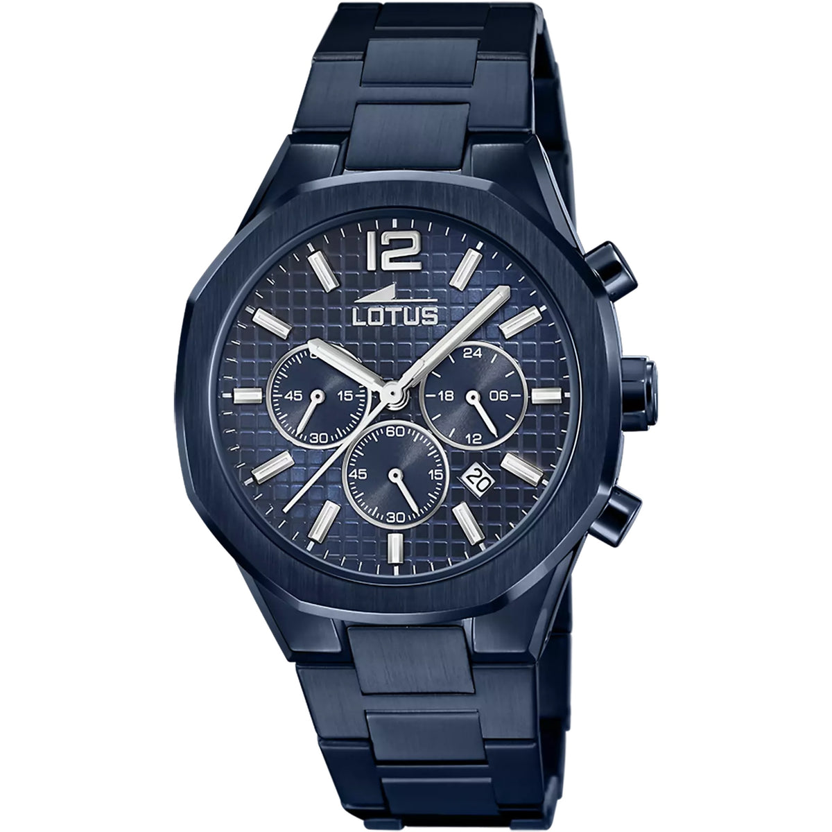 Lotus Chronograph Herrenuhr Blau Edelstahl 18848/1