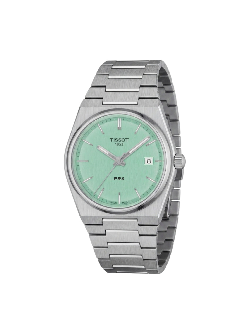 Tissot PRX 35mm Quarz Edelstahl Hellgrün T137.210.11.091.00