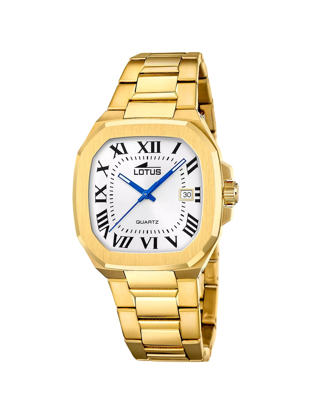 Lotus Herrenuhr Silber Gold Edelstahl 19049/1
