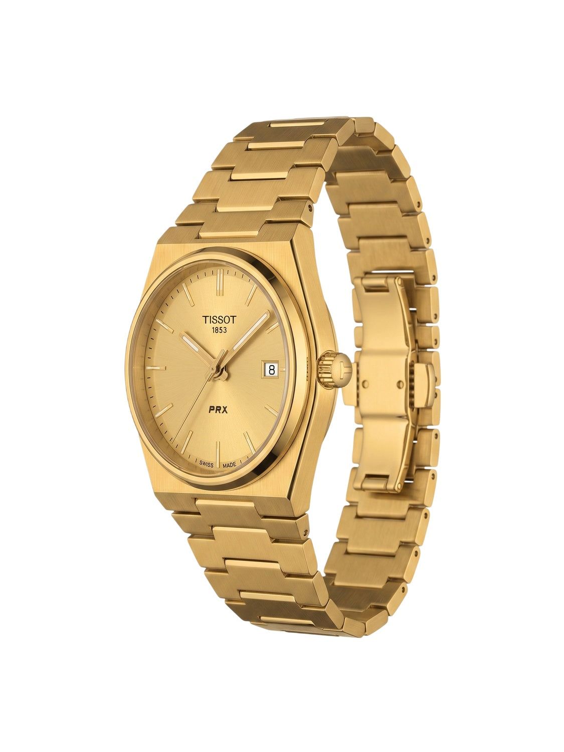 Tissot PRX 35mm Quarz Edelstahl Gold T137.210.33.021.00