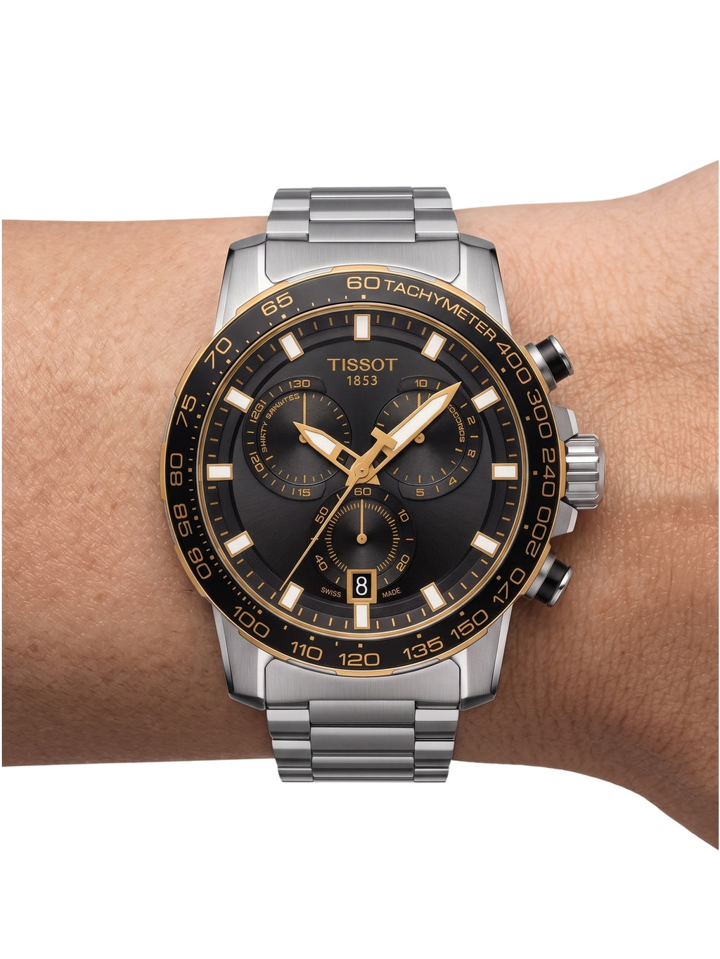 Tissot Herrenuhr Supersport Chrono Schwarz Edelstahl T125.617.21.051.00
