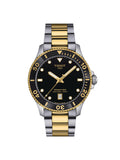 Tissot Herrenuhr Seastar 1000 40mm Schwarz Gold Edelstahl T120.410.22.051.00